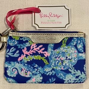 - NWT- Lilly Pulitzer ID Case turtle villa